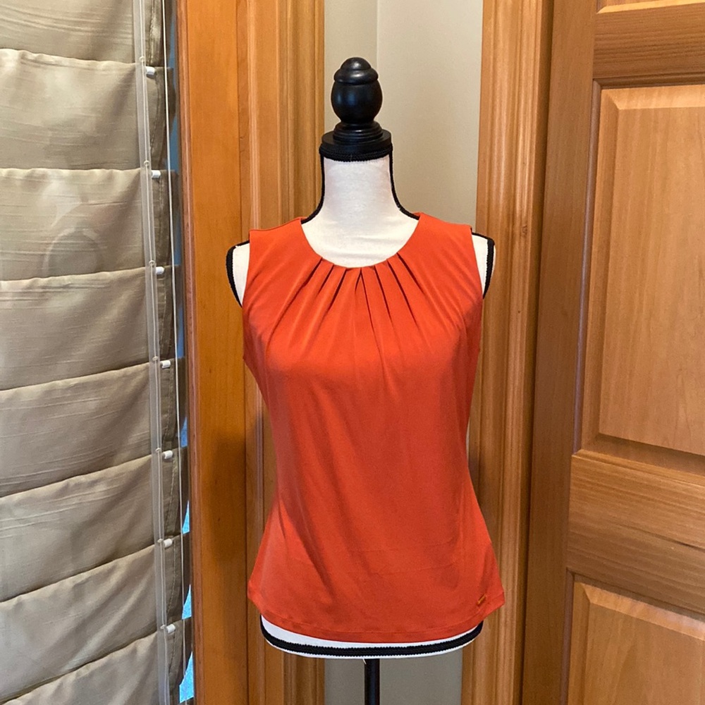 ✨4for12✨ CALVIN KLEIN Rouched Neck Tank